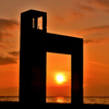 オブジェの夕日　1