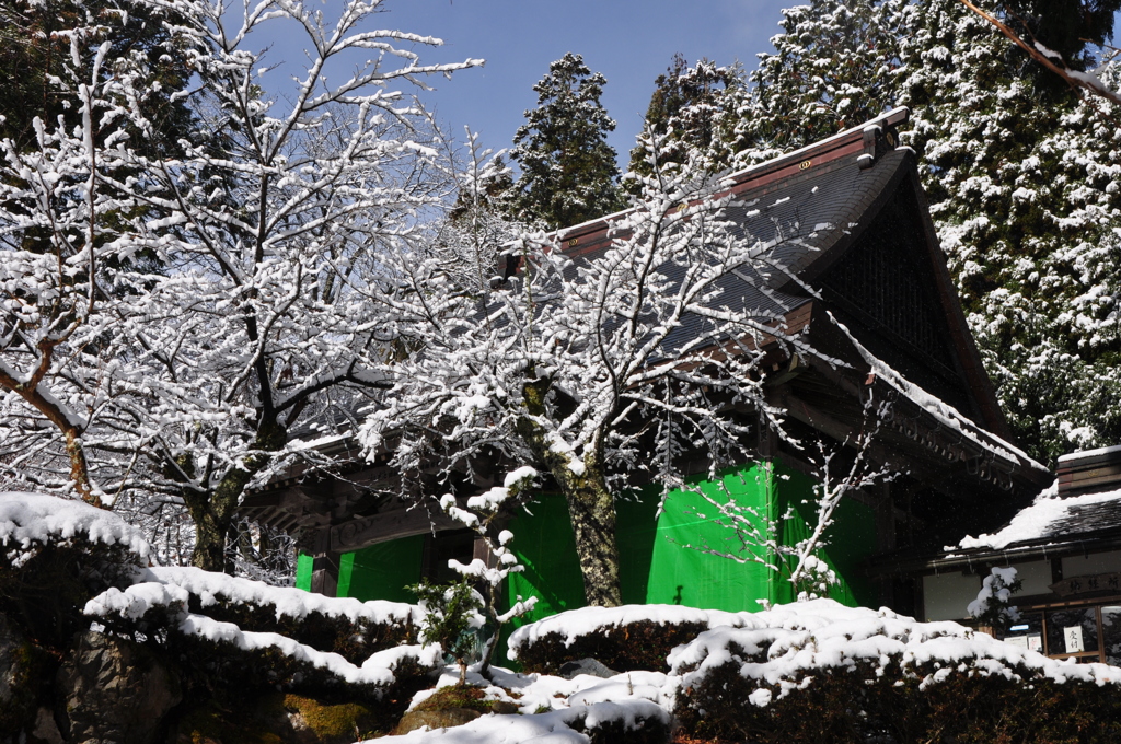 雪景の石道寺