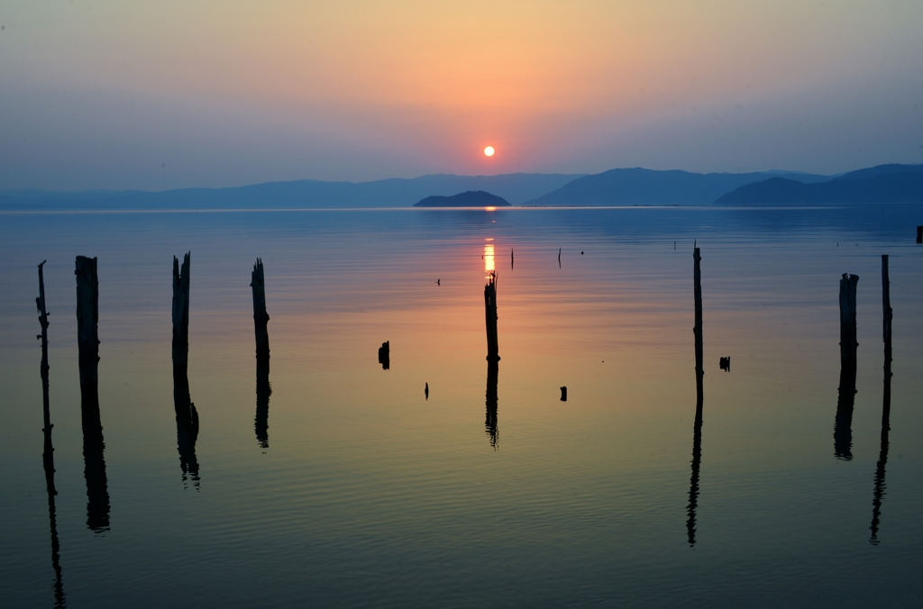 湖北夕景