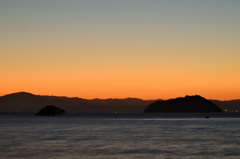 残照の湖北