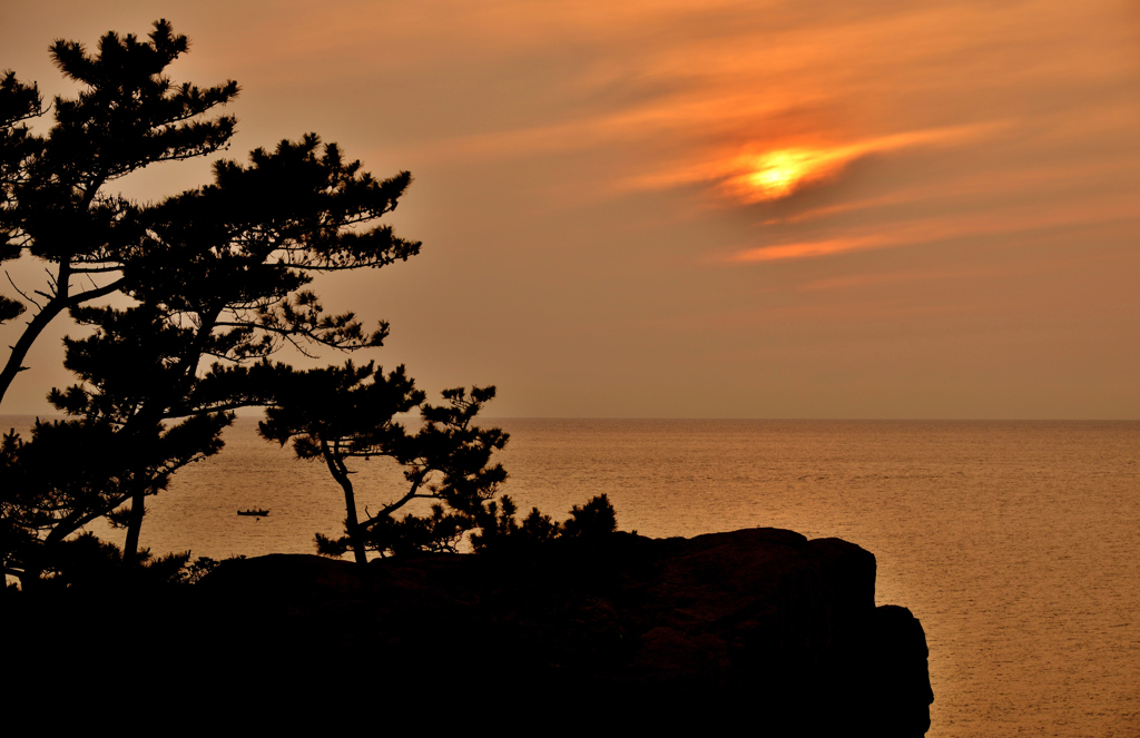 日御崎夕景