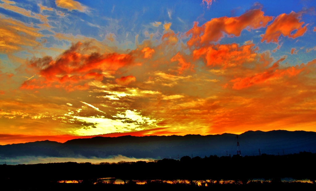 夕焼け空