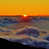 天空の夕日