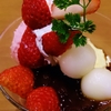 イチゴの雪スイーツ