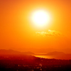 The sun sets soon