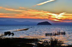 湖北秋夕景