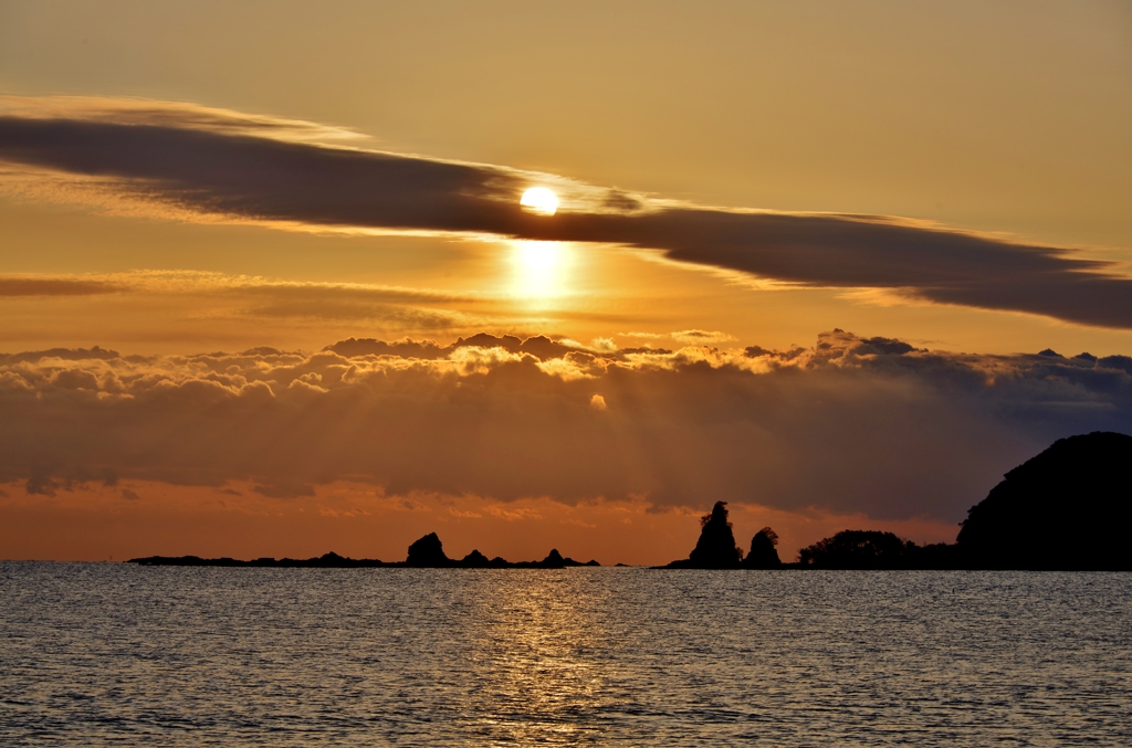 那智勝浦の朝景