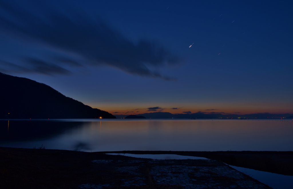 夜明けの琵琶湖～湖西～