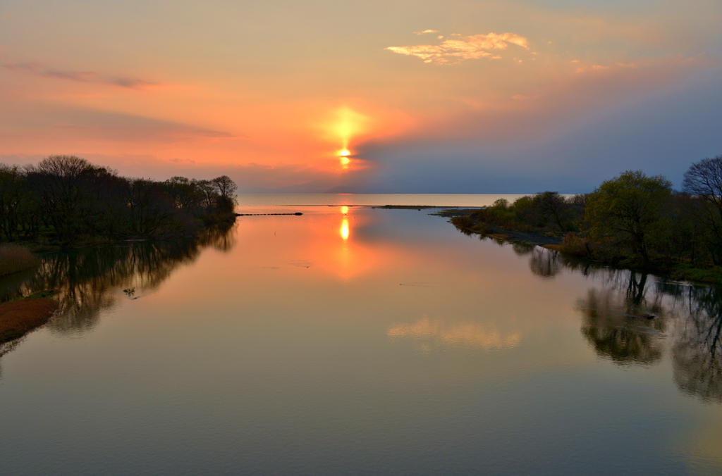 2015年ラスト夕日