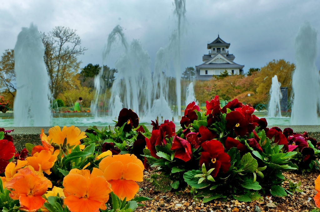 豊公園の噴水