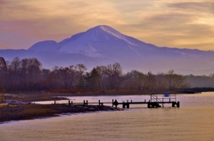 日本百名山　如月の伊吹山