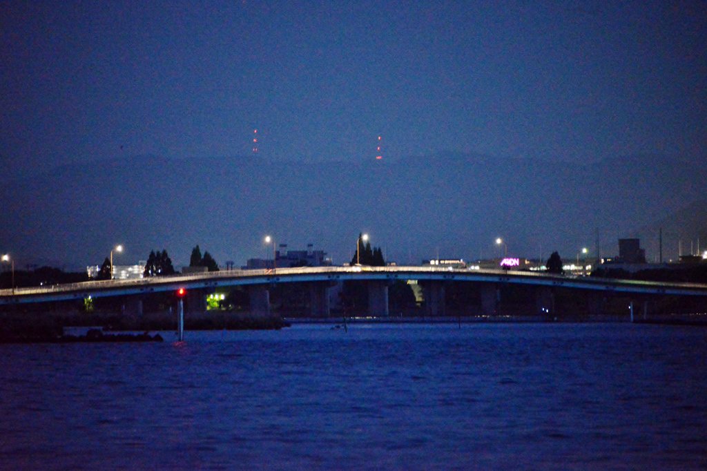 近江大橋夜景