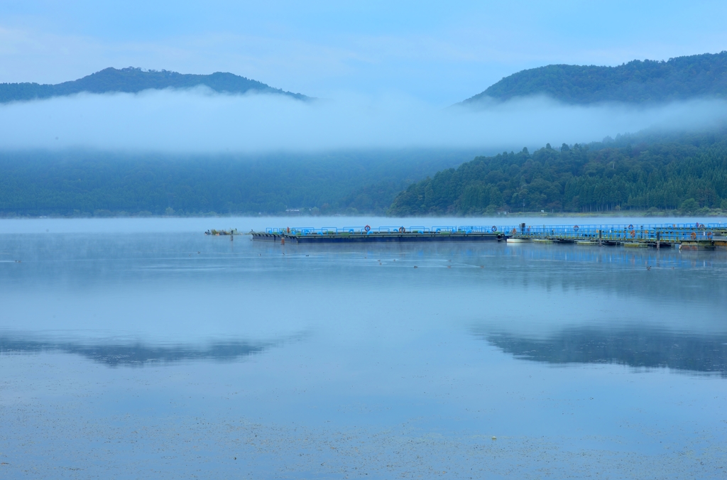 余呉湖の朝　4