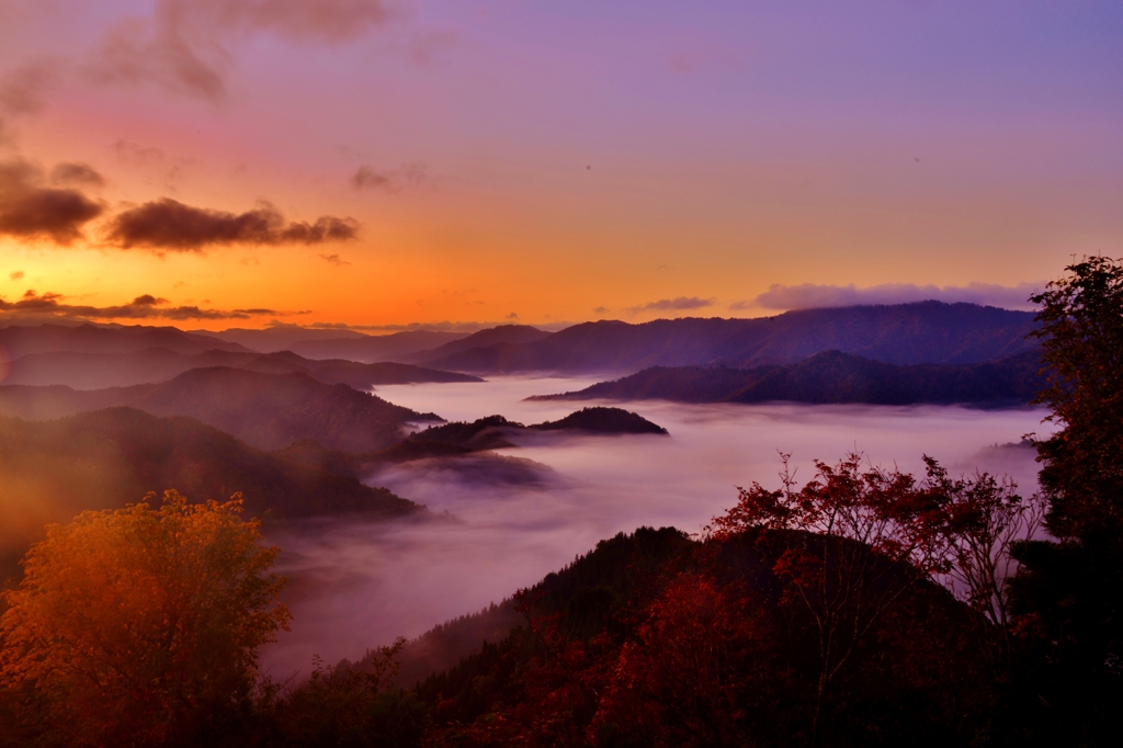 暁天雲海