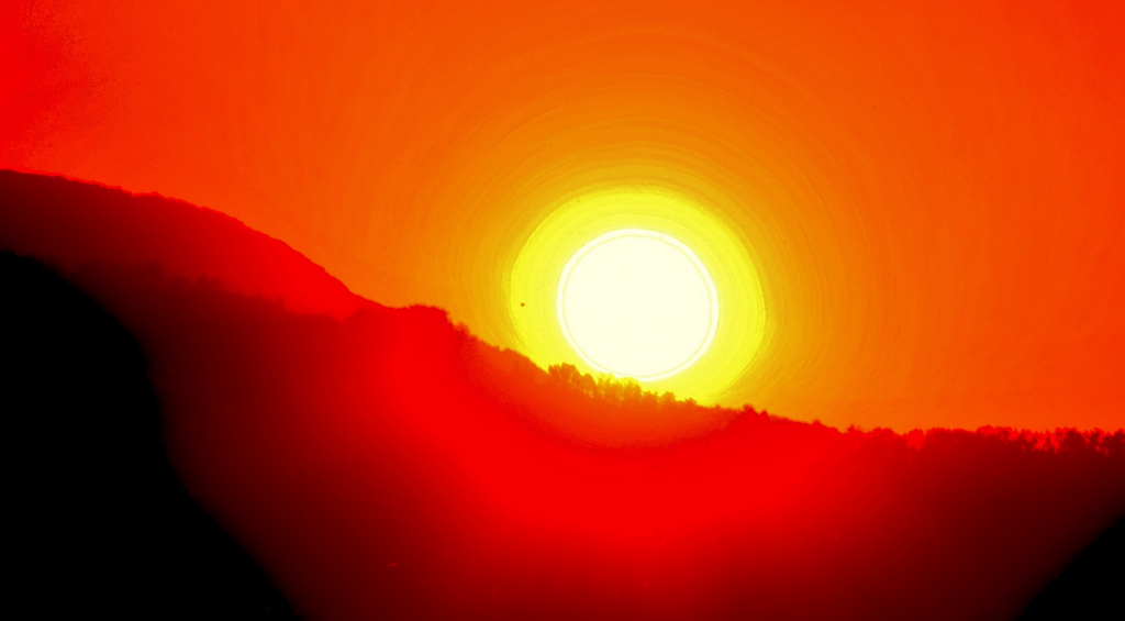 夕陽がころころりん