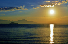 淡海の朝
