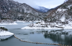白龍湖・冬景色