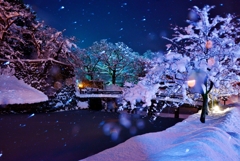雪夜景・彦根城　Ⅱ