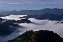 晩秋の小入谷峠雲海