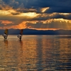 琵琶湖夕景