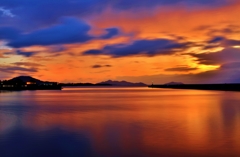 彦根港夕茜