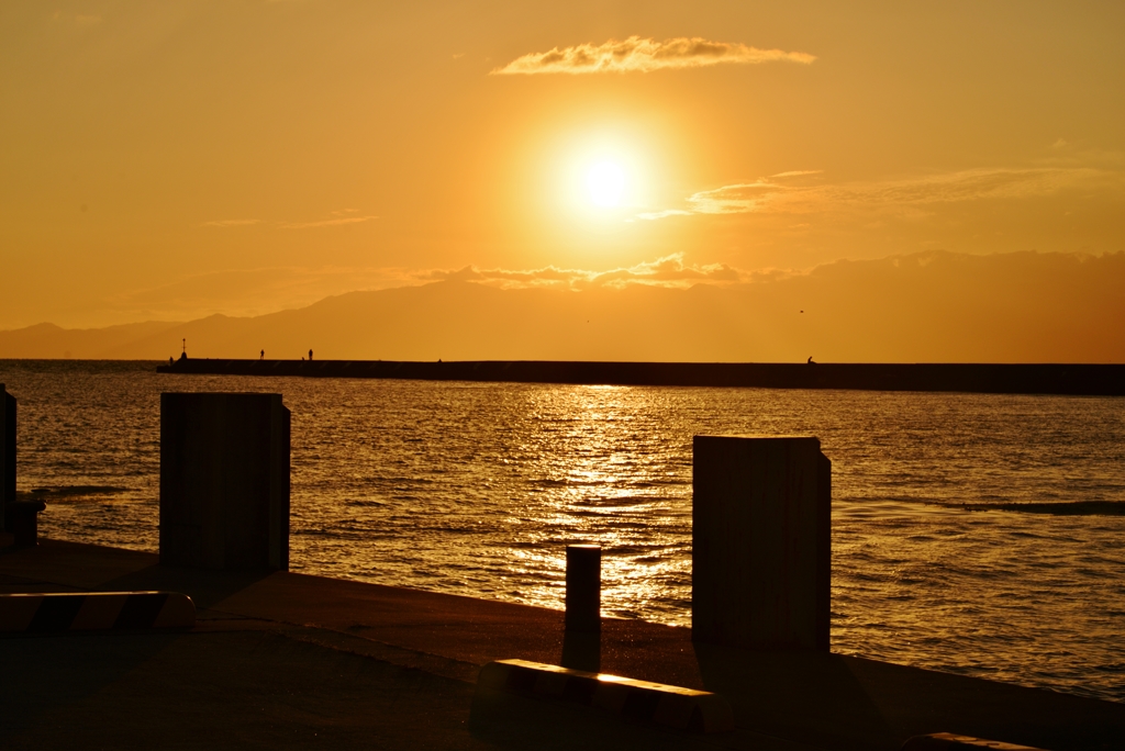 Port of sunset