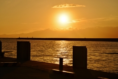 Port of sunset