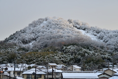 近江・佐和山雪景色