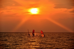 Lake Biwa evenung