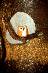 フクロウ止まり木