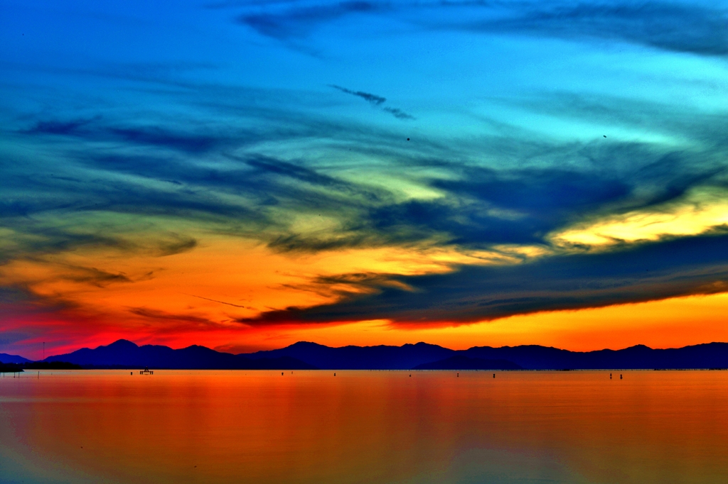 淡海夕景　3-1