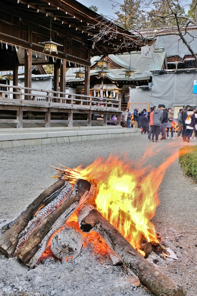 沙沙貴神社初詣