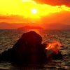 烏帽子夕岩