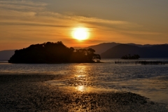 湖北夏夕日