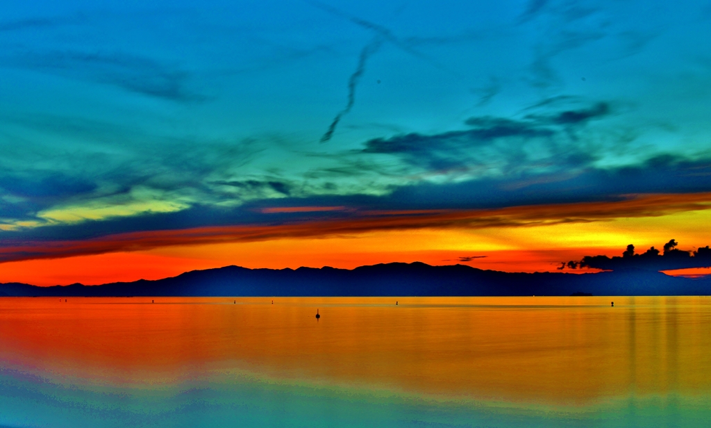 淡海夕景　3-2