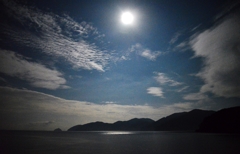 中秋の明月・奥琵琶湖