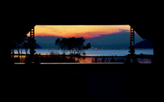 額夕景