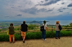 八幡山の眺望