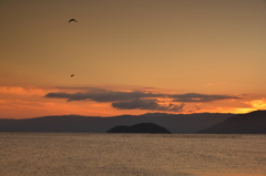 湖北夕照