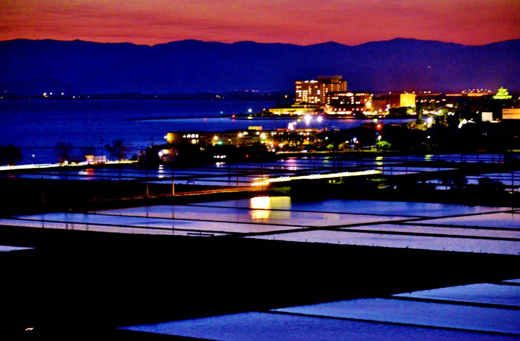 夕夜景