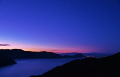 Magic Hour morning of Lake Biwa