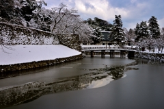 雪の彦根城散策　4