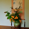 我が家の花　床の間