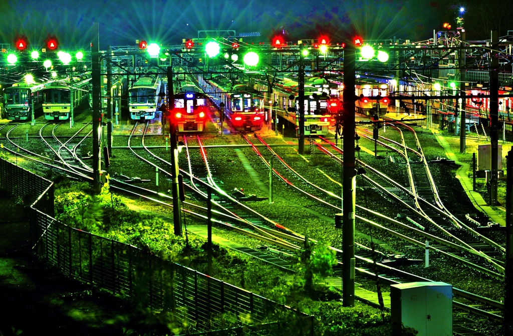 眠らぬ車両基地 Ⅰ