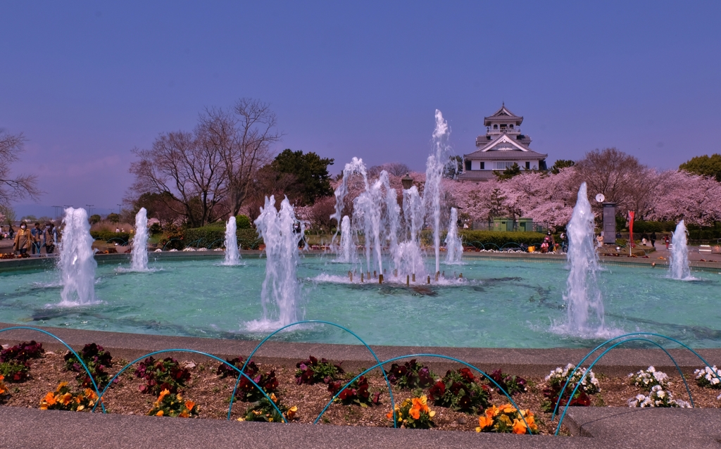 豊公園春景