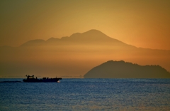 湖の朝
