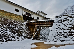 雪の彦根城散策　6