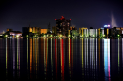 琵琶湖夜景・大津