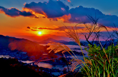 音戸の瀬戸の夕日