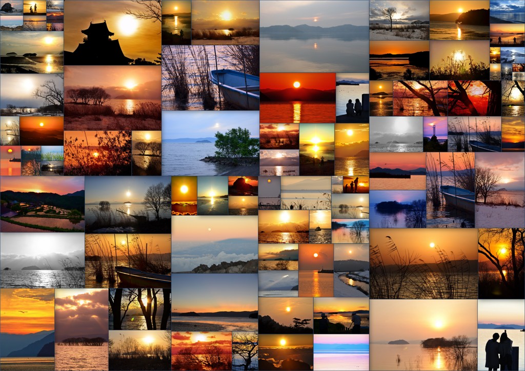 追憶の夕日